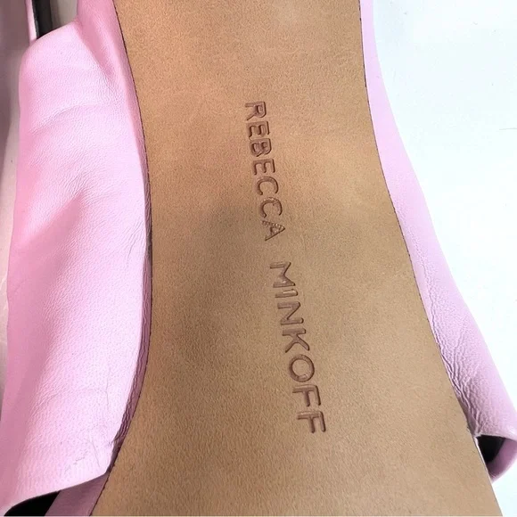 Rebecca Minkoff Agata Slingback Sandals Pink Size 7.5/8 - Picture 15 of 16